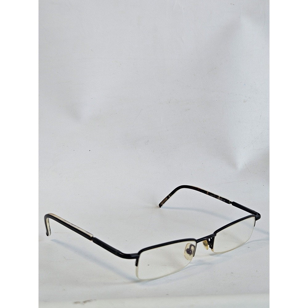 Ted Baker B111 FR0 Eyeglass Frames 48-20-135 Black Brown Semi-Rimless